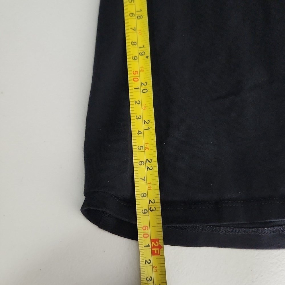 Ann Taylor Factory Blouse Size L Black Balloon Sleeve Top Shirt - Picture 7 of 9